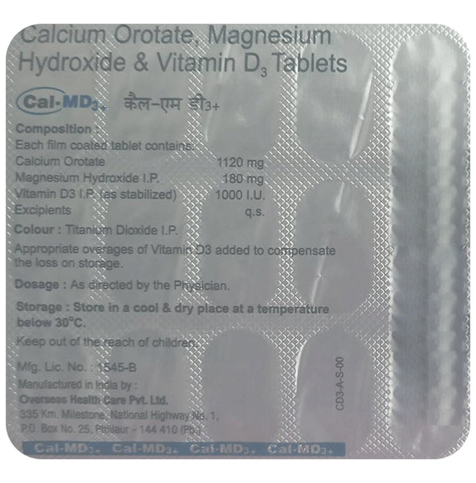 Cal MD3 Tablet - Classic Derma