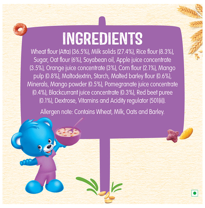 Nestle 2to6 Years Ceregrow Multigrain Cereal with Milk & Fruits Extra Saver Pack (50gm Each)