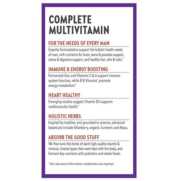 New Chapter Every Man's One Daily Multi Vegetarian Tablet