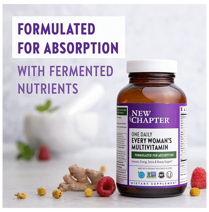 New Chapter One Daily Every Women's Multivitamin Vegetarian Tablet