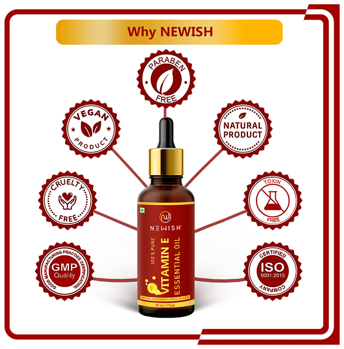 Newish Vitamin E 100% Pure Essential Oil
