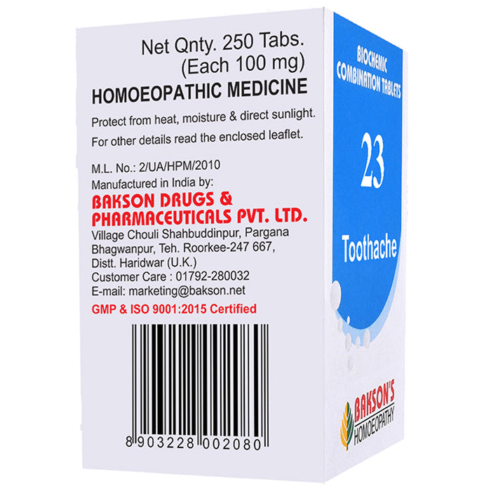 Bakson's Homeopathy Biocombination 23 Tablet