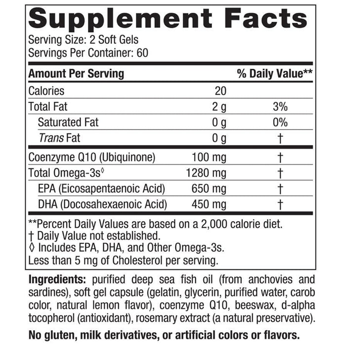 Nordic Naturals Ultimate Omega + CoQ10