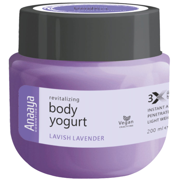 Anaaya Cosmetics Revitalizing Body Yogurt Lavish Lavender - Classic Derma