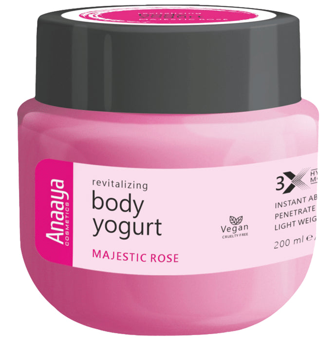 Anaaya Cosmetics Revitalizing Body Yogurt Majestic Rose - Classic Derma
