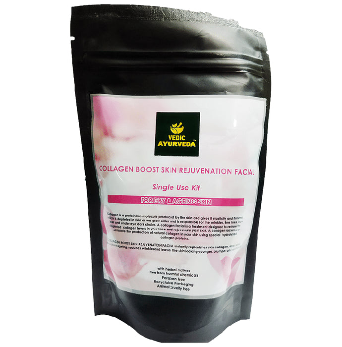 Vedic Ayurveda Collagen Boost Skin Rejuvenation Facial Kit - Classic Derma