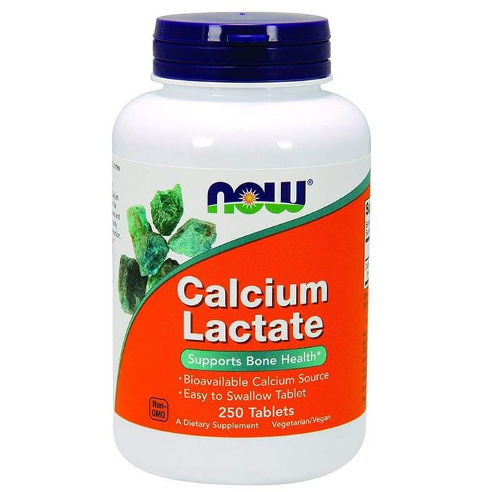 Now Foods Calcium Lactate Tablet - Classic Derma