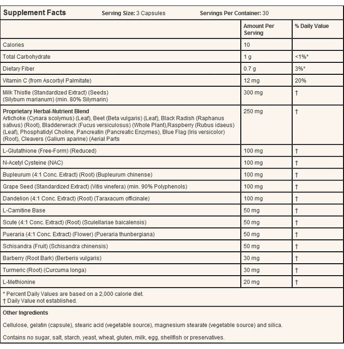 Now Foods Liver Detoxifier & Regenerator Capsule