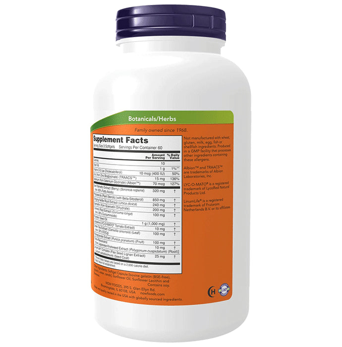 Now Foods Prostate Health Softgels
