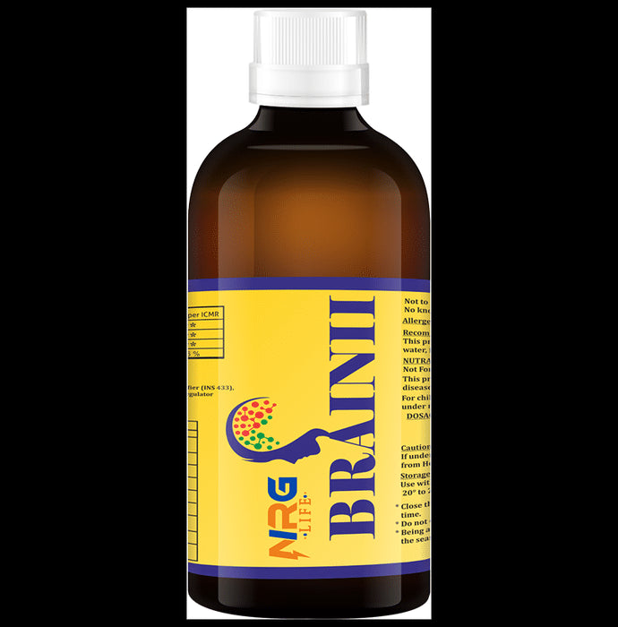 NRG Life Brainii High Strength Omega 3 Syrup Mango