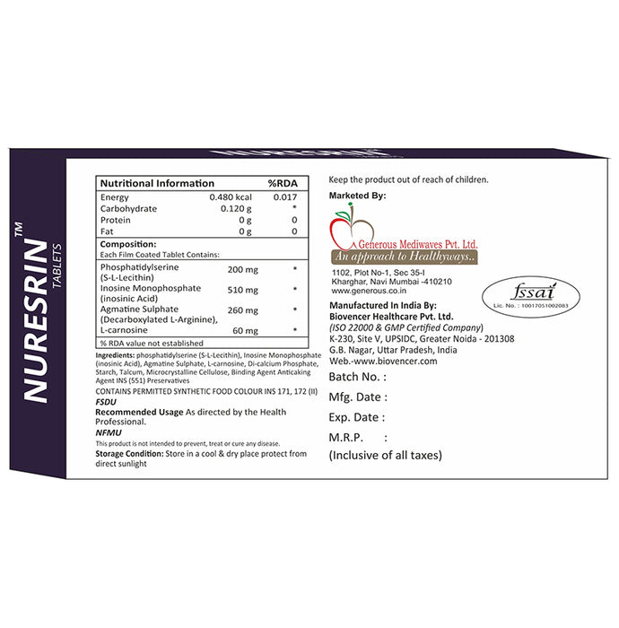 Nuresrin Tablet