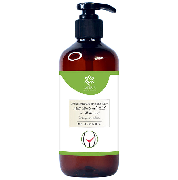 Natuur Unisex Intimate Hygiene Wash Anti Bacterial Wash & Relaxant for Lingering Freshness - Classic Derma