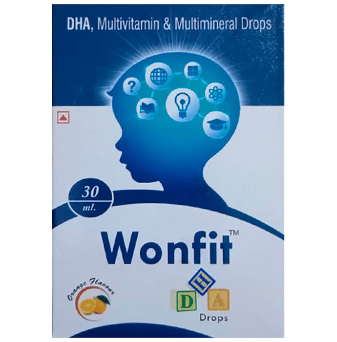 Wonfit DHA Oral Drops Orange - Classic Derma