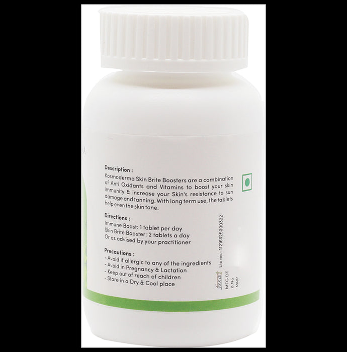 Kosmoderma Skin Brite Boosters for Skin Repair, Protection & Immunity | Tablet