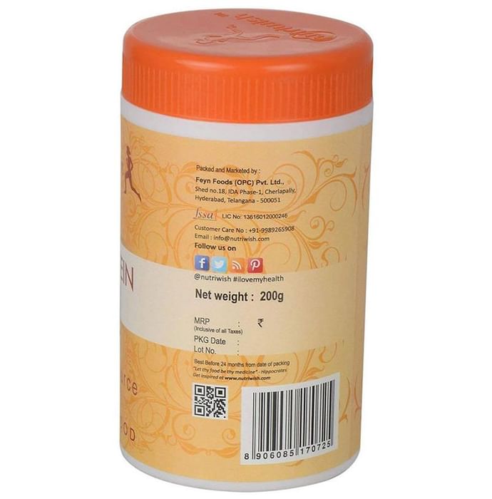 Nutriwish Unflavored Whey Protein Powder