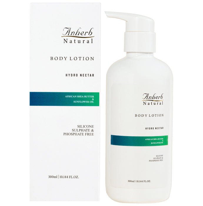 Anherb Natural Body Lotion Hydro Nectar African Shea Butter & Vitamin E - Classic Derma