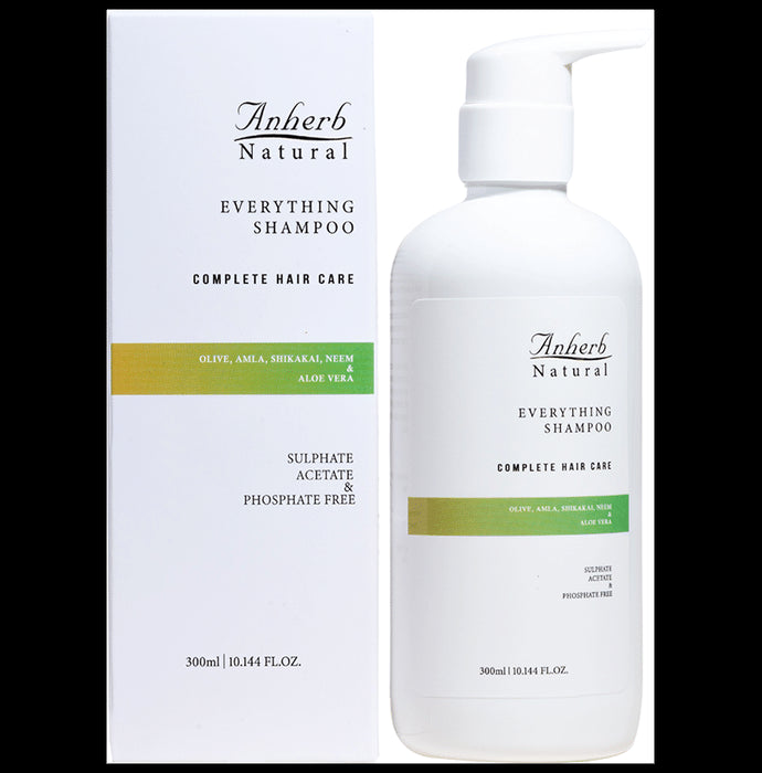 Anherb Natural Everything Shampoo Complete Hair Care Neem & Aloe Vera - Classic Derma