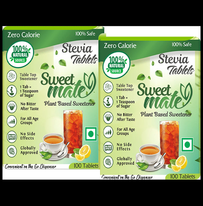 Sweetmate Stevia Tablets (100 Each) - Classic Derma