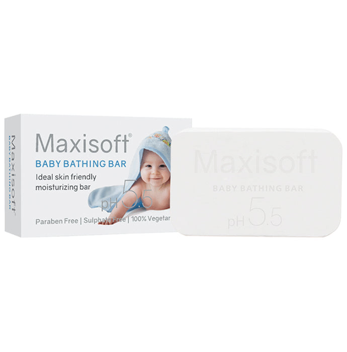 Maxisoft Baby Bathing Bar (75gm Each) - Classic Derma