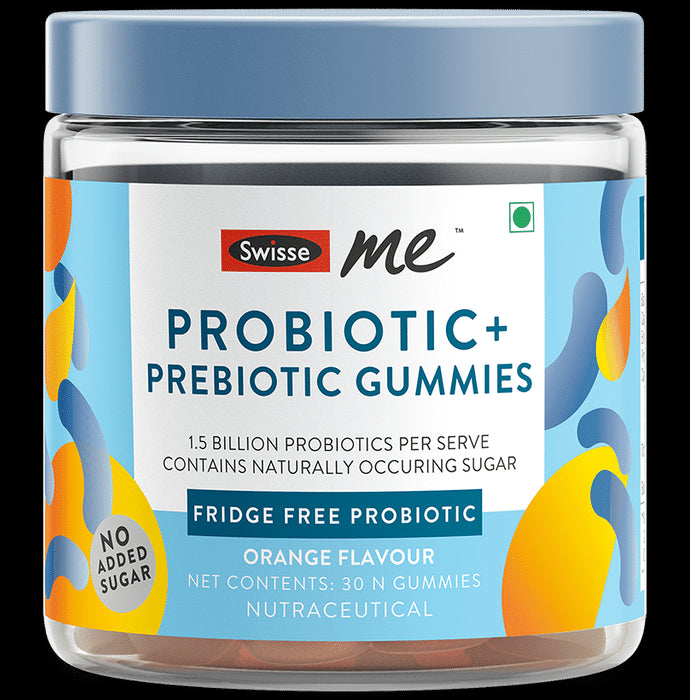 Swisse Me Probiotic + Prebiotic Gummies No Added Sugar Orange - Classic Derma