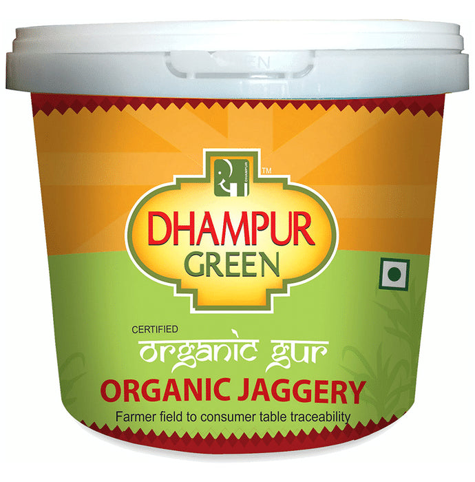 Dhampur Green Organic Jaggery (800gm Each) - Classic Derma