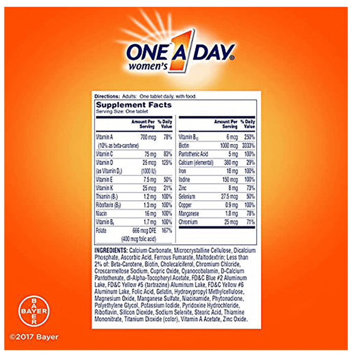 One A Day Women's Multivitamin Tablet
