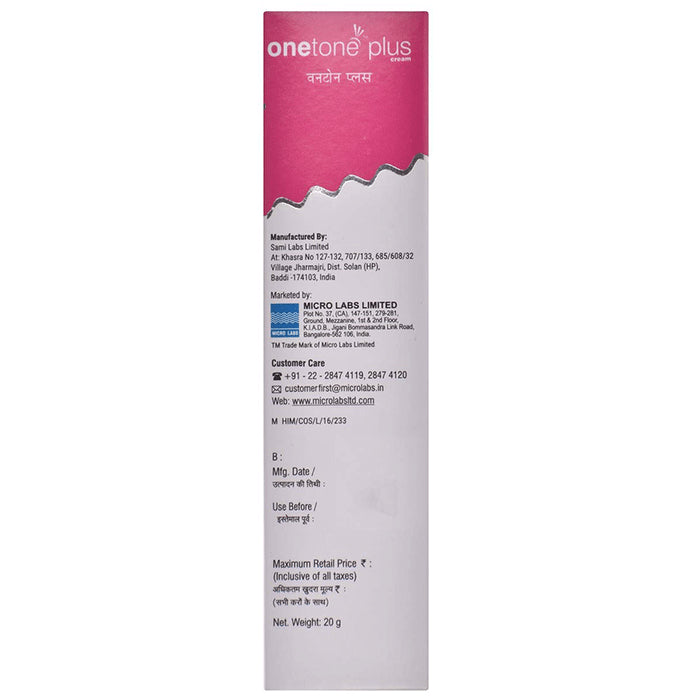 Onetone Plus Cream | Lightens Skin Tone & Reduces Pigmentation Cream