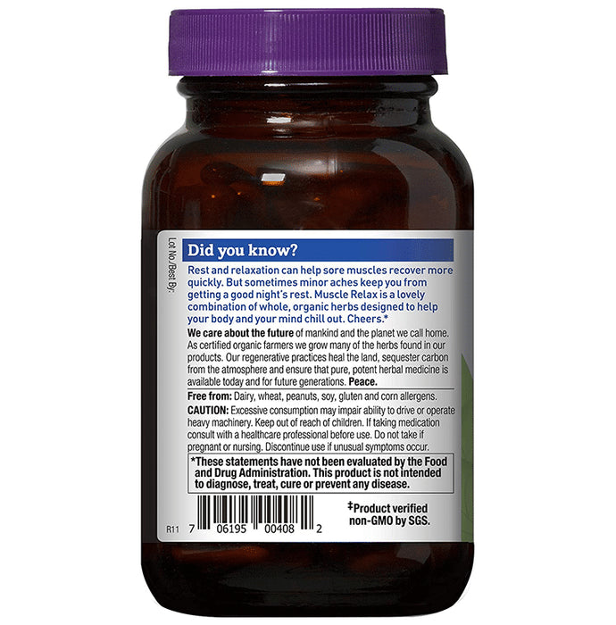 Oregon's Wild Harvest Muscle Relax Gelatin Capsule