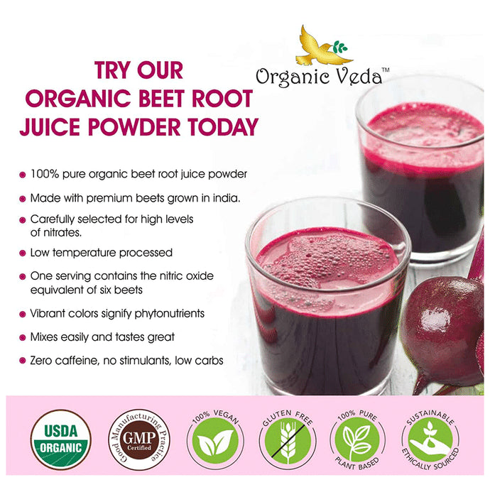 Organic Veda Beetroot Juice Powder