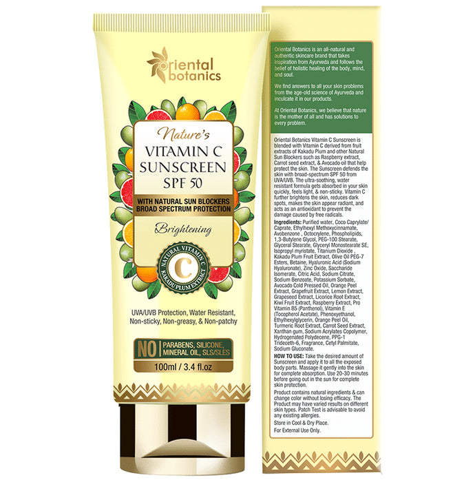 Oriental Botanics Nature's Vitamin C Sunscreen SPF 50