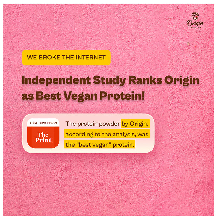Origin Nutrition Vegan Plant Protein Powder Coffee Caramel