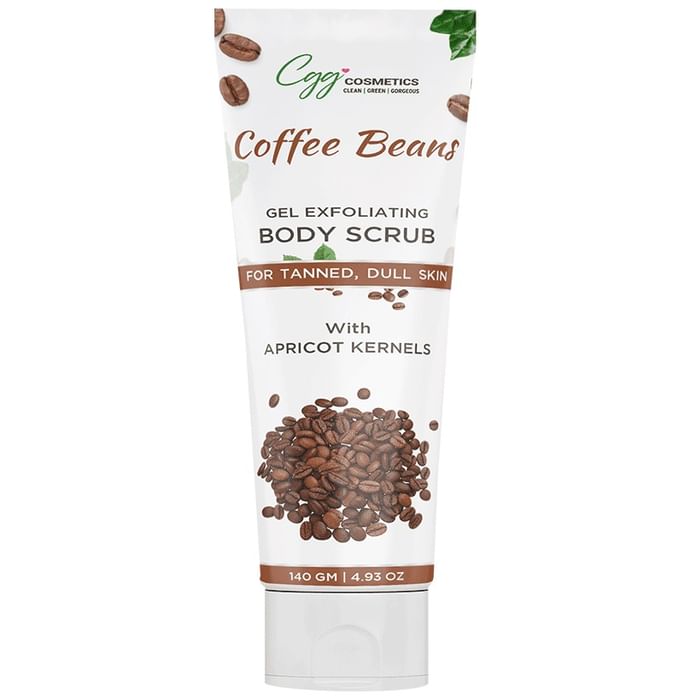 CGG Cosmetics Coffee Beans Gel Exfoliating Body Scrub (140gm Each) - Classic Derma