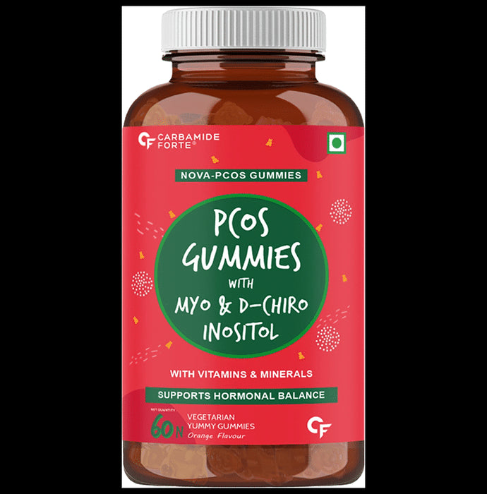 Carbamide Forte PCOS Gummies with Myo & D-Chiro Inostol Orange - Classic Derma