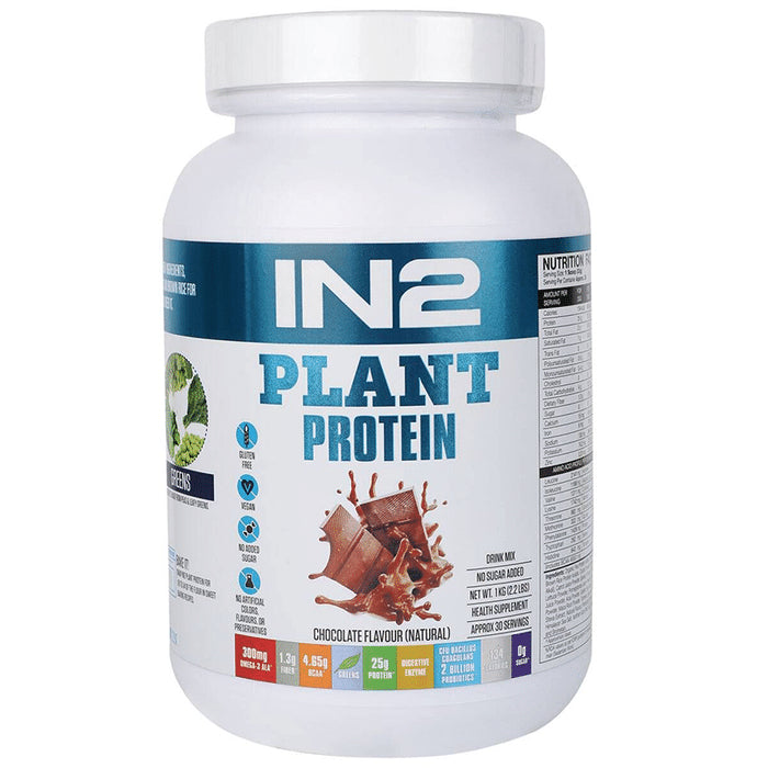 IN2 Plant Protein Powder Chocolate - Classic Derma