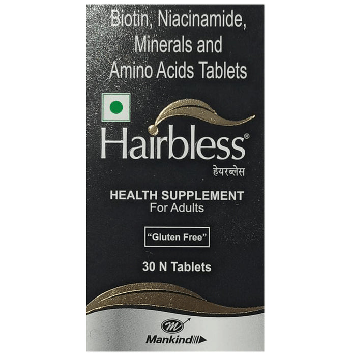 Hairbless Tablet Gluten Free - Classic Derma