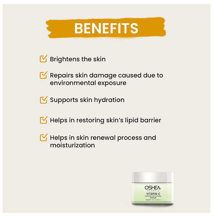 Oshea Herbals Vitamin-C Brightening & Skin Illuminating Face Cream