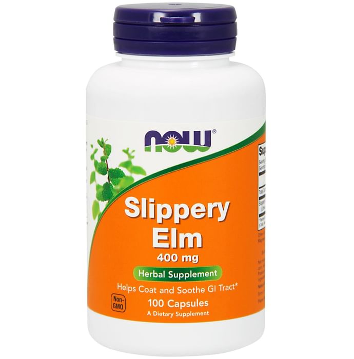 Now Foods Slippery Elm 400mg Capsule - Classic Derma
