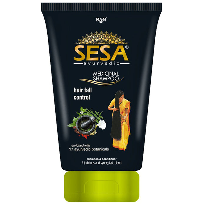 Sesa Hair Fall Control Ayurvedic Medicinal Shampoo (100ml Each) - Classic Derma