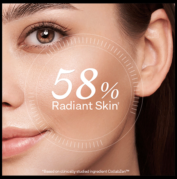 Oziva Plant Based Collagen Builder with Vitamin C & Biotin | Effervescent Tablet for Skin Health | Flavour