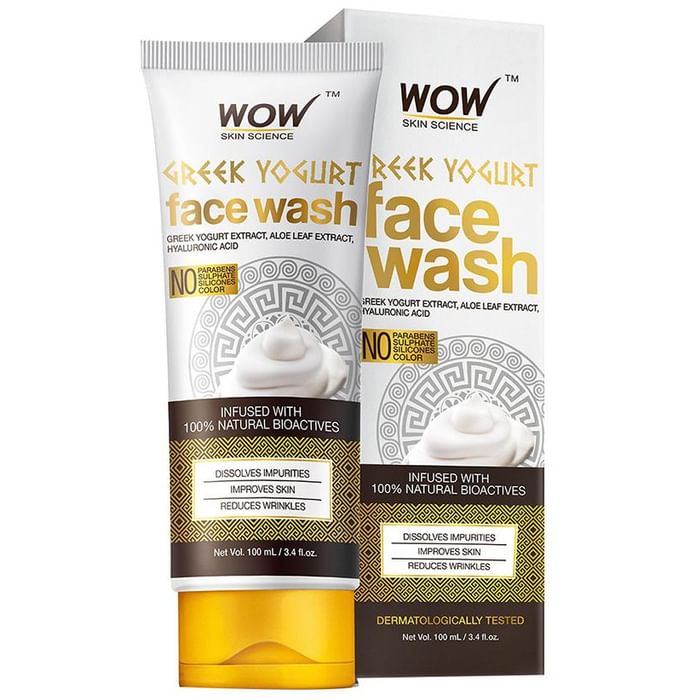 WOW Skin Science Greek Yogurt Face Wash - Classic Derma