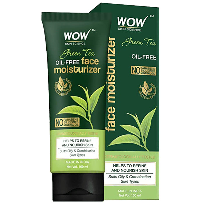 WOW Skin Science Green Tea Oil Free Face Moisturiser - Classic Derma