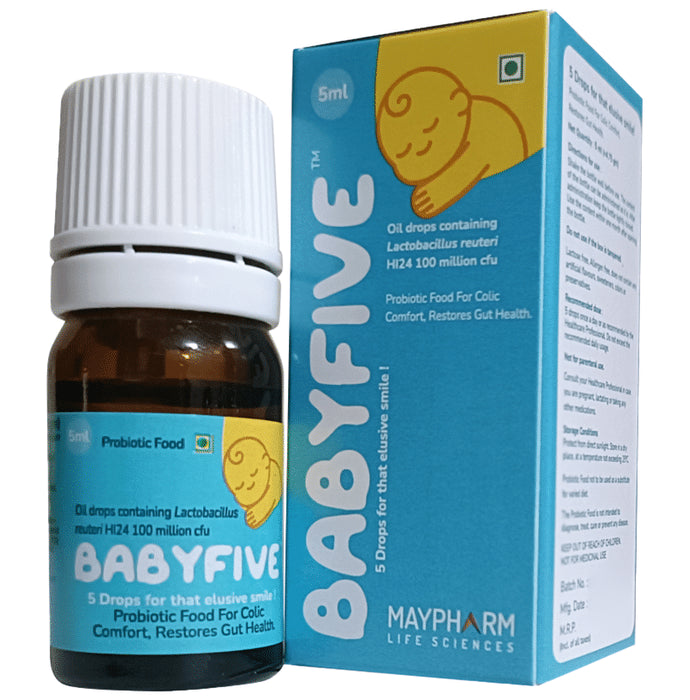 Maypharm Lifesciences Babyfive Oral Probiotic Drops - Classic Derma