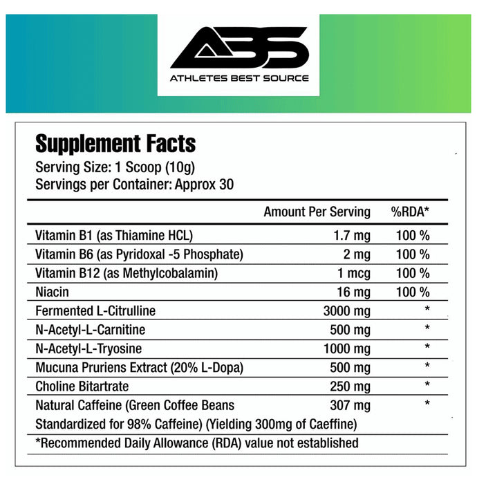 Athletes Best Source Kick Pre-Work Out Mandarin Orange