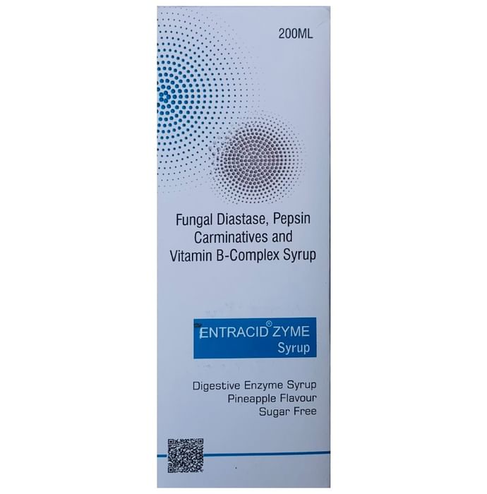 Entracid Zyme Syrup Pineapple Sugar Free - Classic Derma