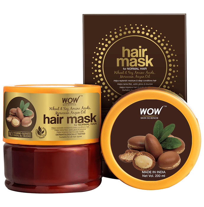 WOW Skin Science Hair Mask For Normal Hair - Classic Derma