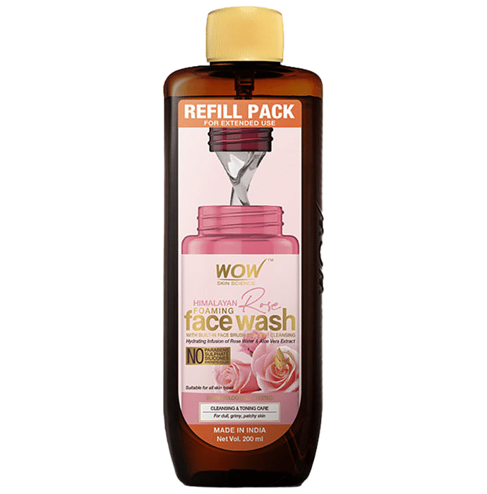 WOW Skin Science Himalayan Rose Foaming Face Wash Refill Pack - Classic Derma