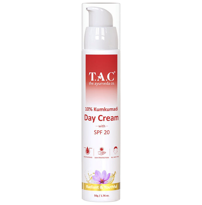 TAC The Ayurveda Co. 10% Kumkumadi Day Cream with SPF 20 - Classic Derma