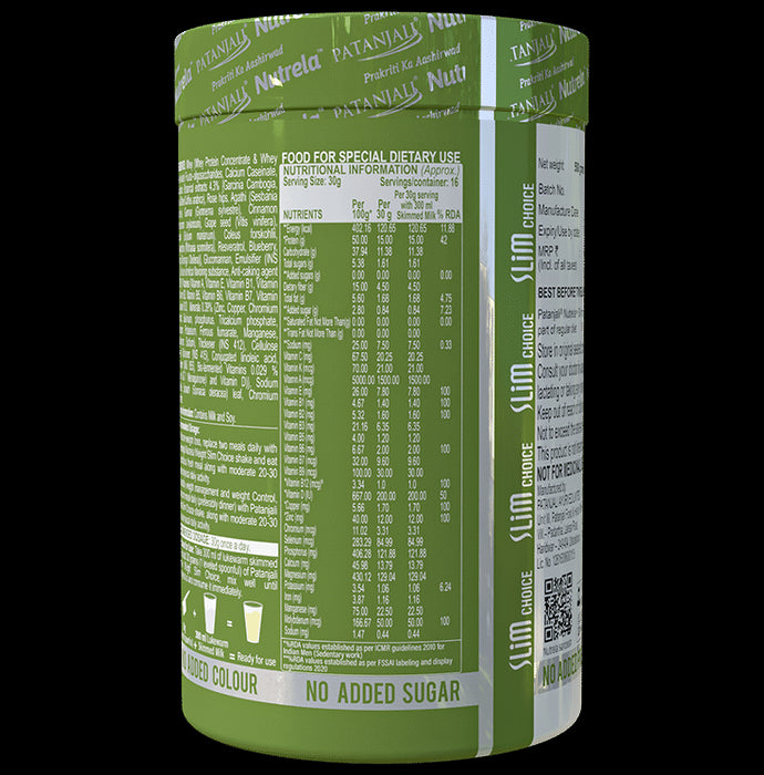 Patanjali Nutrela Slim Choice for Weight Management, Metabolism & Insulin Senstivity | Flavour Powder Vanilla