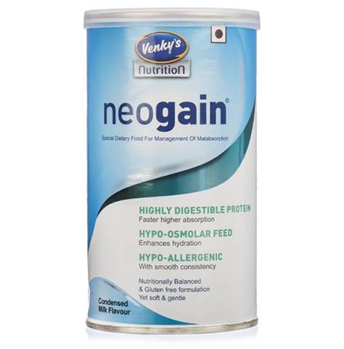 Neogain Digestible Powder for Management of Malabsorption | Gluten-Free | Flavour Condensed Milk - Classic Derma
