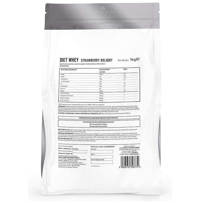 PHD Diet Whey High Protein Lean Matrix Powder Strawberry Delight